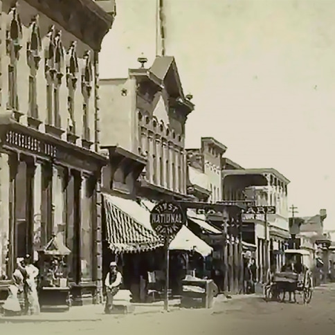 Old photo of Downtown Albuquerque